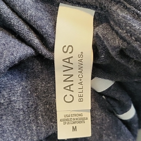 Bella Canvas Voting Like A Girl Since 1920 Heather Blue Graphic T-Shirt Size M - Picture 4 of 9